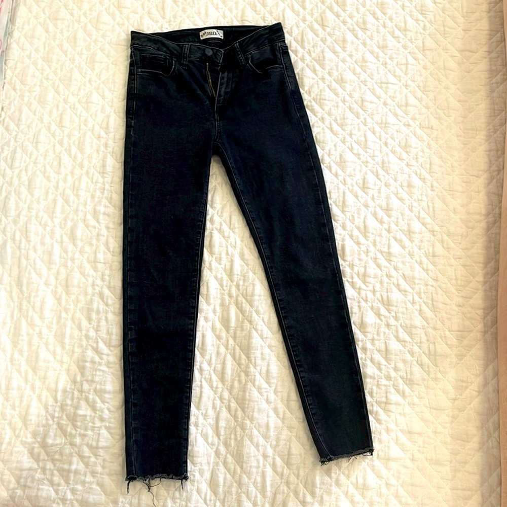 Just black denim black jeans